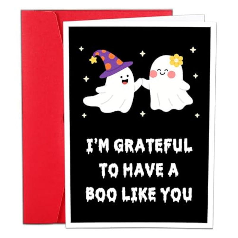 Halloween Cards For Boyfriend Girlfriend Boo Basket Stuffers For Women Men Spooky Basket Stuffers For Adults Weird Stuff Dark Romance Merch For Adults White Elephant Stocking Valentine