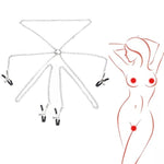 Nipple Clamps for Women - Adjustable Nipple Toys for Beginners in BDSM