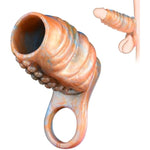 Penis Sleeve Silicone Cock Sleeves For Male Reusable Penis Ring Erection Enhancement Delay Ejaculation Thicker And Harder Adult Sex Toys For Men And Couples