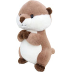 Cute Pray Otter Stuffed Animals Soft Fluffy Otter Plush Toys Stuffed Beaver Plushies Animal Fuzzy Beaver Doll Animal Toy Gift For Kids & Lovers 12 Inch