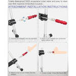 4.92" Anti-Rotation Super Adapter For Vacuum Connector Dildo Toys Diameter 0.94" (Red Adapter)