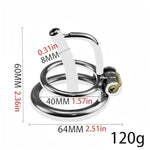 Cock Cage With Metal Catheter Sex Toys Male Chastity Devices With Invisible Lock And 2 Keys Stainless Steel Adult Toy Chasity Cages Used To Restrain Man'S Penis (1.57In)