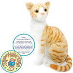 Tobias The Orange Tabby Cat - 12 Inch Stuffed Animal Plush