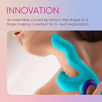 Klio Triple Action Thumping Rabbit Vibrator Sex Toy For Women - Super Soft, 100% Waterproof, G Spot Vibrator Adult Toy With 5 Internal & 3 External Thumping Speeds & 10 Vibration Modes (Turquoise)