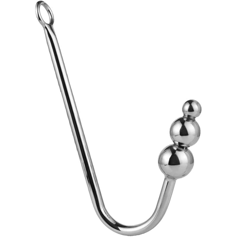 Anal Plug, Anal Hook With 3 Balls Metal Anal Dilator Kit, Butt Plug Fetish Bondage Hook Adult Sex Toys & Games Anal Hook For Women Lovers & Couples