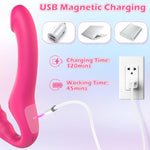 Womens Sex Toys Strapon Dildo - Strapless Strap On G Spot Realistic Dildo Vibrator For Clitoral Anal Stimulation With 10 Intense Vibration & Remote Control, Female Couples Adult Sex Toys & Games