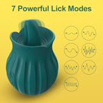 Sex Toys For Women Couples, Clitoral Vibrators Female Tongue Stimulator, Adult Toys Sex Novelties Vibrater, Clit Nipple Vibrating Sexual Pleasure Tools For Women Licking Vibrator Games (Green)
