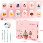 Air Dry Clay Kit, 12 Desserts Modeling Magic Clay for Kids Craft Kit