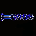 Sex Toy Crystal Glass Anal Plugs Stimulation Masturbation Ball Couple Flirt Anal Toy For Adult Sm G-Spot Pleasure Anal Butt Plug Stimulator