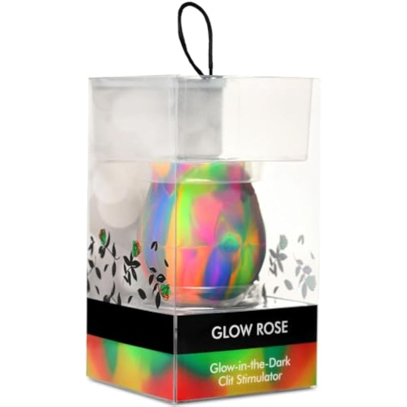 Usa Made Rose Massager Sucking Vibrator Clit Stimulator Glow In The Dark Vibrating Sex Toys For Women Nipple Suction Vibe