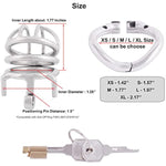 Stainless Steel Male Chastity Device Ergonomic Design Male Adult Game Sex Toy K150 (50Mm/ L Size)
