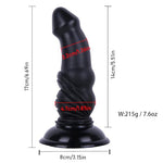 5.5 Inches Realistic Dildo for Beginners, Anal Dildos Lifelike Fake Penis for Women/Men/Gay, Adult Sex Toys for G spot Stimulator Anal Plug Training Sets (Black)