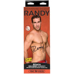 Doc Johnson Signature Series - Randy - 8.5 Inch Realistic ULTRASKYN Dildo with Removable Vac-U-Lock Suction Cup - F-Machine & Harness Compatible - for Adults Only, Vanilla