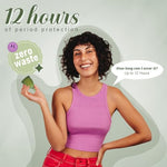 Soft Menstrual Cup - Medical Grade Silicone Reusable Period Cup - BPA Free Comfortable Flexible Menstrual Cup Heavy Flow (Green, Regular) (Regular (Pack of 1), Green)