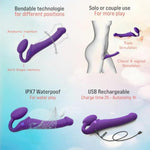 3Motor Strapless Vibrator with Remote Control for Intimate Pleasure