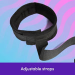 Bondage Boutique Collar To Wrist Sex Restraints | Adjustable Behind Back Padded Handcuffs | Bdsm Collar & Leash For Bedroom Adult Games | Sexy Role Play Bondage Kit | Sex Toys For Couples
