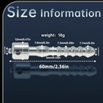 Stainless Steel Hollow Penis Plug Chastity Cage Accessory Electroshock Cock Cage Urethral Plug Urethral Dilator Stimulation Male Sex Toys