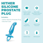 Tapered Silicone Anal Plug for Prostate Stimulation and Deep Pleasure