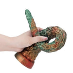 16.1 in Long Tentacle Dildo-Large Butt Plug-Suction Cup-Monster Tentacle Anal Sex Toys-Fantasy Silicone Anal Dildo for Women Men Couples-Prostate Dildo&Gay Sex Toys-HJ-FC018-G