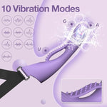Headband Vibrator For Couple And Women, Adjustable Starp-On Dildo For G-Spot Anal Stimulation, Wearable G Spot Vibrator Dildo Adult Toys With 10 Vibrating Modes, Remote Control Adult Sex Toys