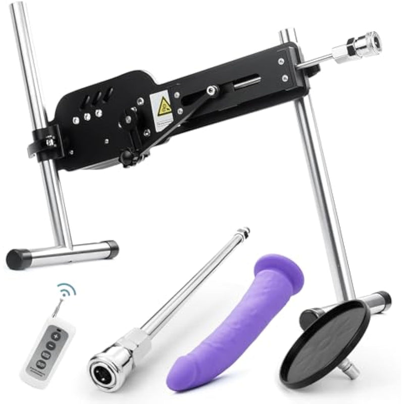 Sex Machine,Premium Automatic Sex Machine For Women And Men,Quick Air Connector Thrusting Dildo Machine With 13'' Extension Rod/Suction Cup Attachments,Adult Sex Toy