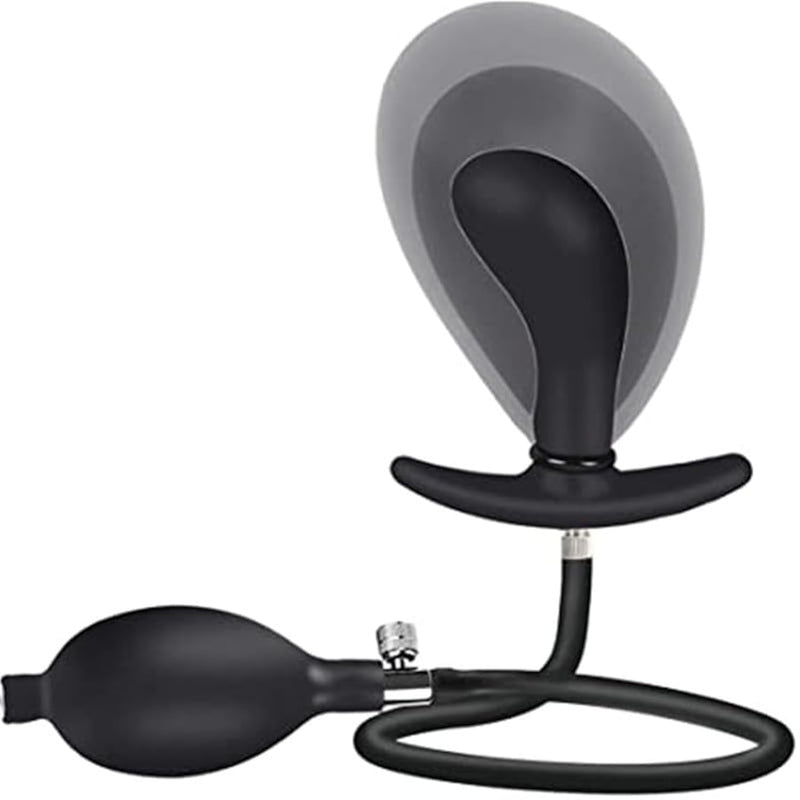 Inflatableexpander G-Spot Dildo Silicone Wearable Inflatable Anal Plug Prostate Massager Anal Strong Anal Sex Toy Anal Beads Plug For Men Couples Thrusting Toys