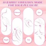 Thrusting Vibrator Couples Sex Toys, Rabbit Thrusting Dildo With 3 Thrusting 10 Vibration & 3 Wiggling Modes, Bdsm Adult Toys Female Sex Toy Clitoral Stimulator, Sex Novelties Adult Sex Toys & Games