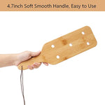 14Inch Bamboo Spanking Paddle With 5 Holes For Adult Bdsm Sex Play