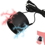 Adult Sex Toy Male Silicone Electric Shock Restraint Male Penis Ring Electric Shock Cock Ring Couple Pleasure Sex Toy Penis Ring