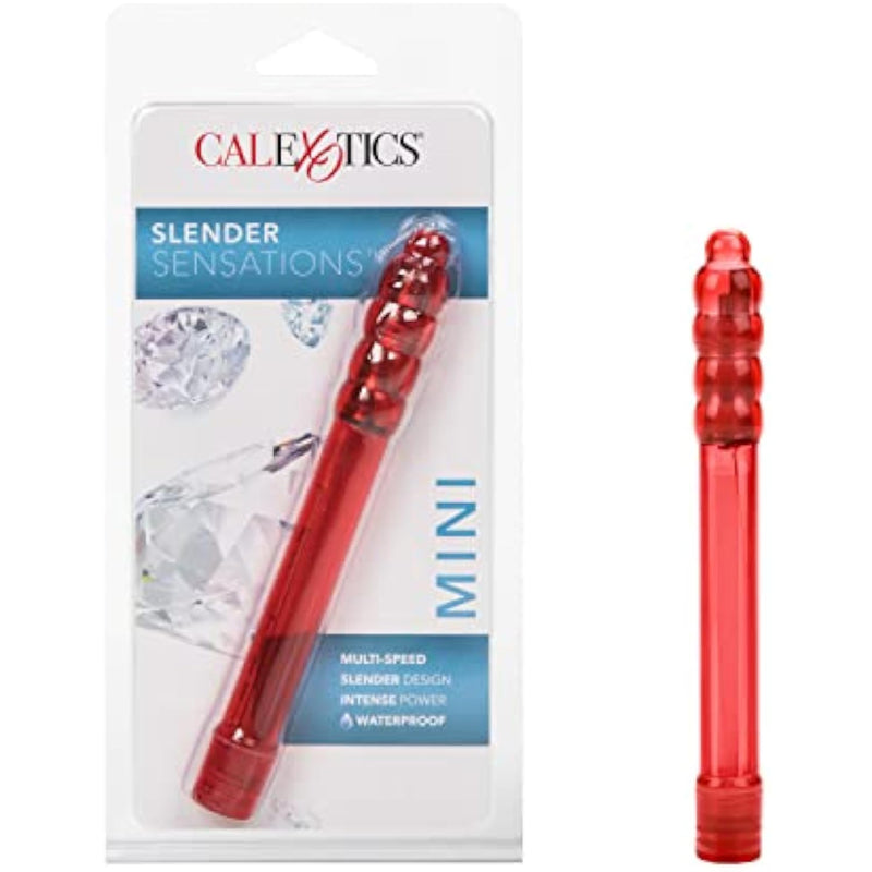 California Exotics Slender Sensations Massager, Red