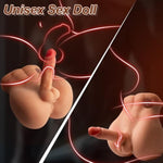 Male Sex Doll For Women With Thrusting & Vibrating Dildo, Realistic Torso Sex Dolls With Huge Cock For Female Masturbator, Tight Anal Adult Sex Toys For Men, Gay, Couples, Unisex Masturbator