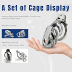 Male Cock Cage Chastity Devices Adjustable Lightweight Chastity Cage Sissy Sex Toy For Men Metal Vented Design Chastity Lock Adult Bondage Sm Penis Cages For Couples