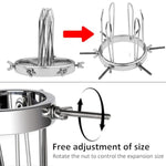 Stainless Steel Adjustable Anal Expander for BDSM Play and Sensual Exploration