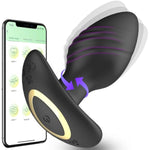 Vibrating Butt Plug For Adult, 360° Rotation & 9 Vibration Modes, App Control Anal Plug, Swirling Prostate Massager For P-Spot Stimulation, Waterproof Adult Sex Toy For Man