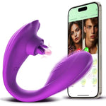 Remote Control Vibrator Sex Toy - Clitoral Licking G Spot Vibrator With 20 Modes, Couples Vibrator With App, Wearable Panty Vibrator For Clit G Spot Stimulation, Adult Sex Toys For Women Or Couples