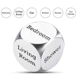 Valentines Day Gifts,Date Night Dice,Christmas Anniversary For Men Him,Funny Couple Gifts For Boyfriend Husband, Mens Stocking Stuffers, White Elephant Gifts For Adults (Location Dice)