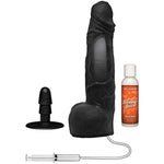 Doc Johnson Merci - Squirting 10" ULTRASKYN Dildo - with Removable Vac-U-Lock Suction Cup - for Adults Only, Black