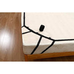 Bdsm Bondage Straps Kit Bed Sex Toy For Couple Sm Game With Handcuffs,Bed Straps Restraints Adjustable Length No Need Of Helping 1 Minutes Quick Installation (Black)