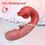 Adult Sex Toy Vibrator - G-Spot And Clitoral Stimulator With 10 Licking, Vibration Modes Discreet Massager Tool For Women And Couples, Usb Rechargeable Clit Flapping & Masturbation Dildo