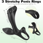 Penis Vibrator Male Sex Toys, 2 Vibrating Motor Male Masturbator With 10 Vibrating Modes, Adult Toy Strokers Penis Trainer With 360° Raised Grains Stimulation Adult Sex Toys For Men