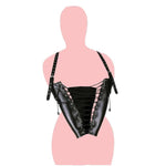 Bdsm Faux Leather Handcuffs Adult Sex Toys Adjustable Fetish Slave Wrist Restraints Harness Lace-Up Arms Glove For Couples Men Women