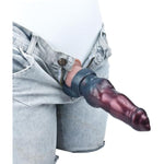Monster Penis Sleeve With Penis Ring Silicone Reusable Penis Extender Animal Cock Sleeve Girth Enhancer For Men Adult Sex Toys (Dog)