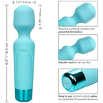Eden Vibrating Wand, 10 Function Waterproof Silicone Vibrator - Se-0736-47-3