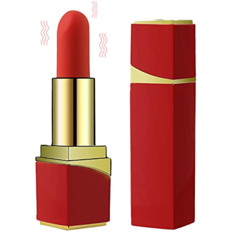 G Spot Vibrator - Shaped Tip With 10 Vibration Modes Discreet Pocket Womens Clitoral Vibrator For Her, Rechargeable Soft Powerful Vibrating Adult Sex Toys & Games Red