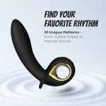 Inflatable Dildo Vibrator – G-Spot And Anal Prostate Massager For Men And Women Rechargeable Silicone Sex Toy With 10 Vibration Modes And Automatic Inflation