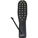 Sm Paddle Flogger Whip Spanking Flirt With Studs Bondage With Rivet And Wrist Loop Role Massage Playing Toys