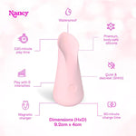 Nancy Uno Personal Massager | Soft & Gentle Sex Toy | 5 Preset Intensities Stress Relief Targeted Stimulation | Waterproof | Magnetic Charger | 120-Minute Play Time | Adult Toy for Couples