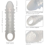 Performance Maxx Liquid Silicone Adonis Transparent Penis Sleeve With 1.5 Inch Added Length - Se-1632-90-3