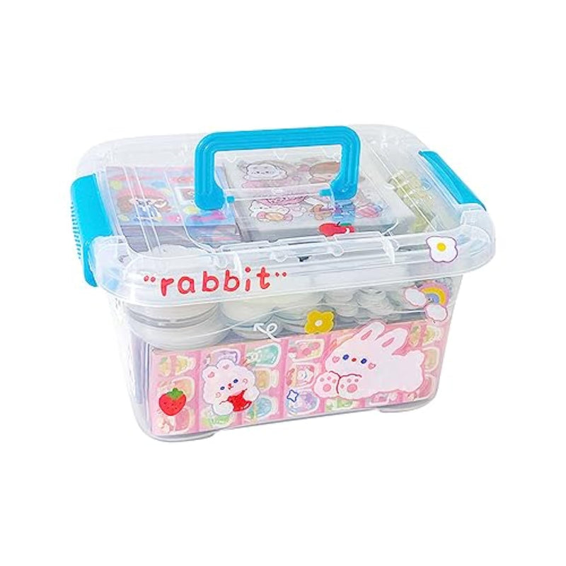 464 Pcs Guka Laser Sticker Set Combination, Various Shapes of Gupan Material Bags for Girls to DIY