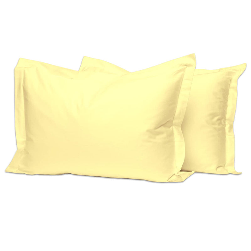 400 Thread Count Cotton-Pillow-Shams-Queen Size 2 Pack, 100% Long Staple Cotto